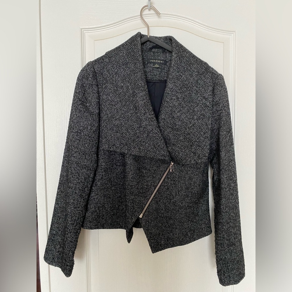 Periphery Grey Wool Jacket